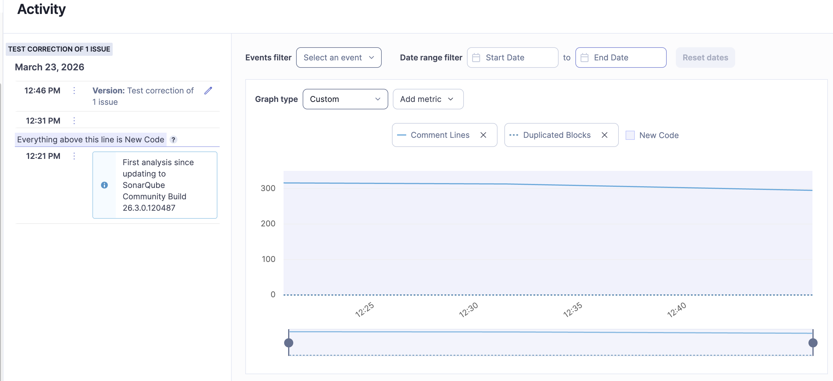 Analyse des metrics avec SonarQube